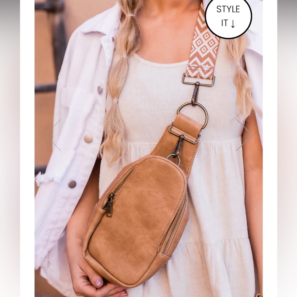 Leather Crossbody Sling Bag